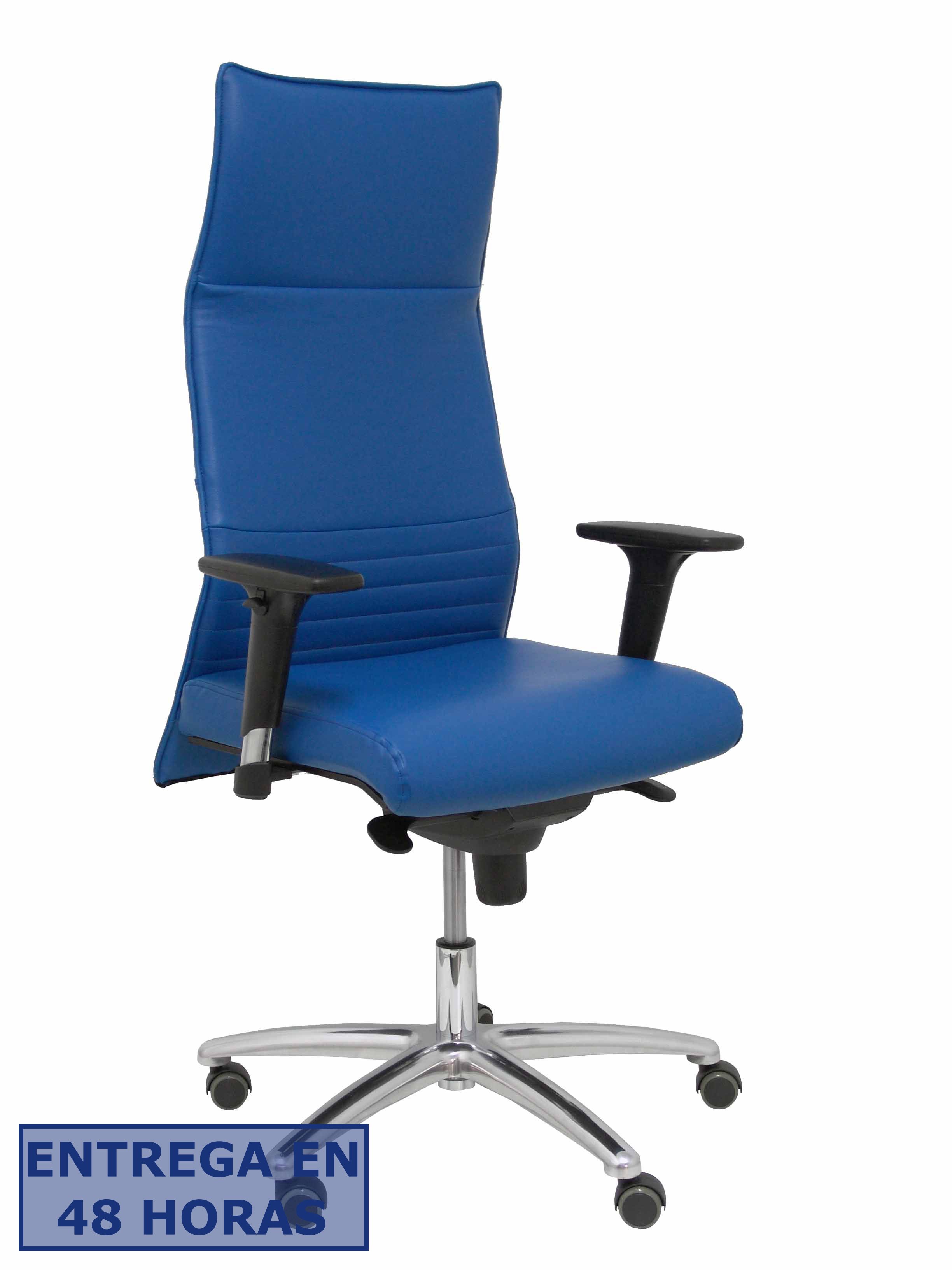 Piqueras Y Crespo Sillon Albacete Xl similpiel azul hasta 160kg