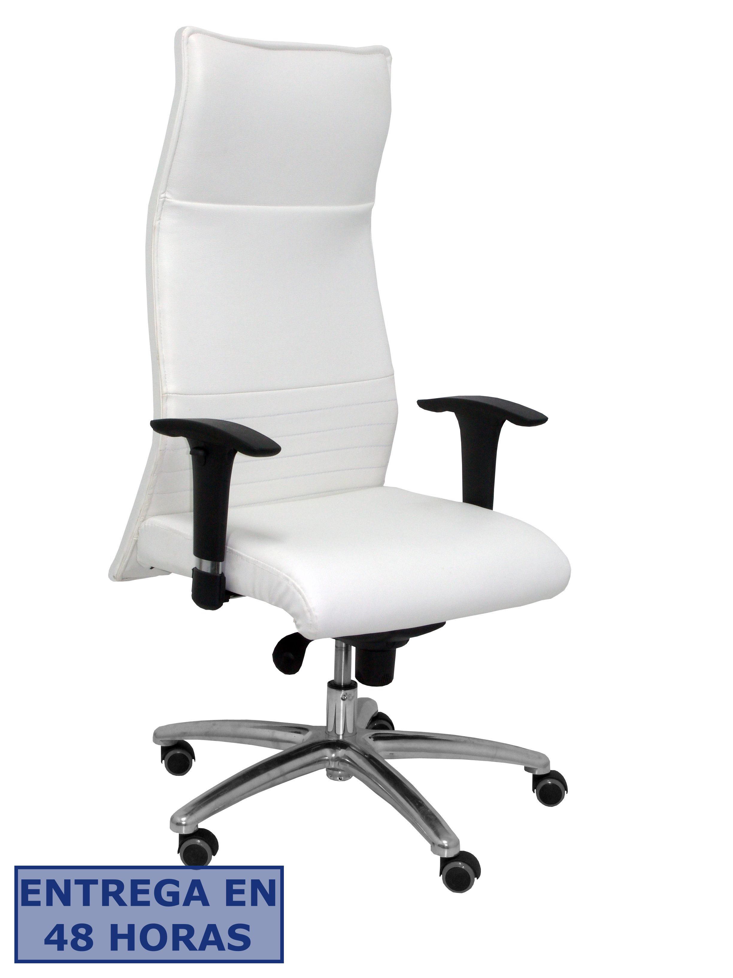 Piqueras Y Crespo Sillon Albacete Xl similpiel blanco hasta 160kg