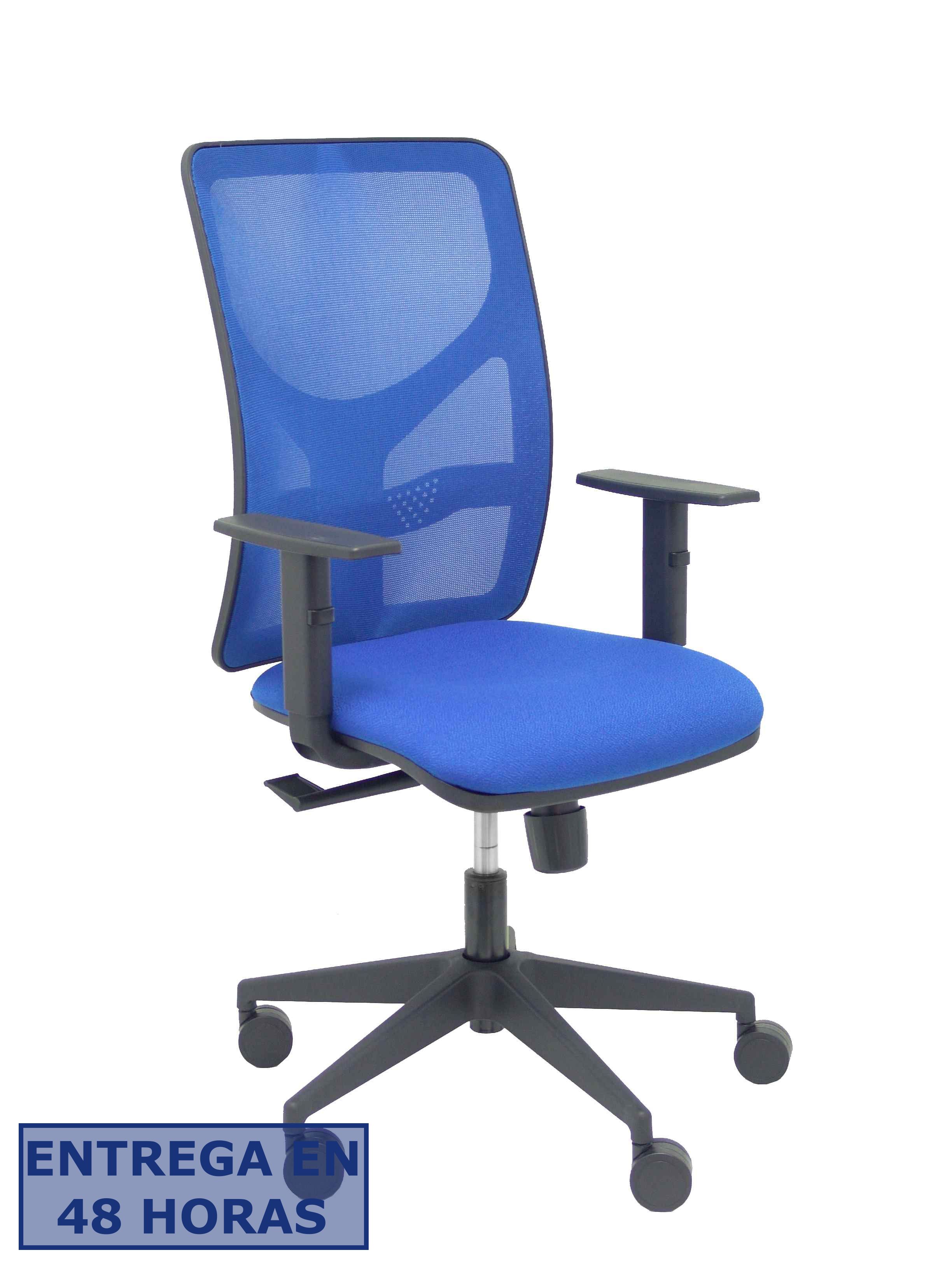Piqueras Y Crespo Silla Motilla malla azul asiento bali azul brazo regulable