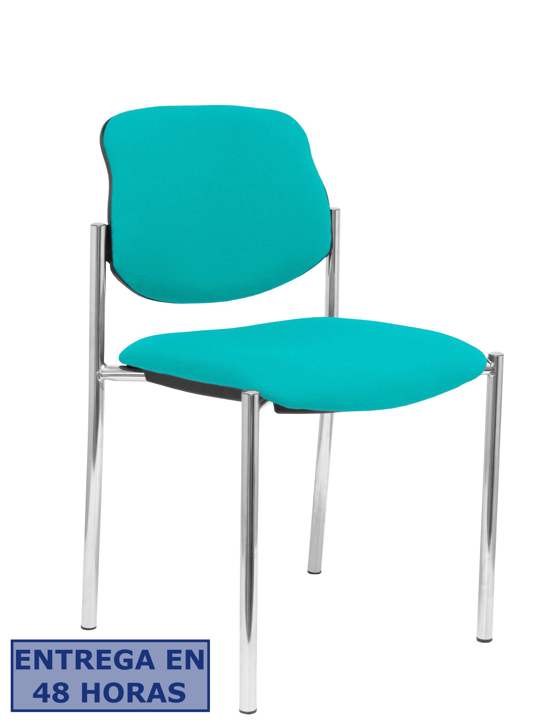 Piqueras Y Crespo Nowy Styl Silla fija Styl bali turquesa chasis cromo