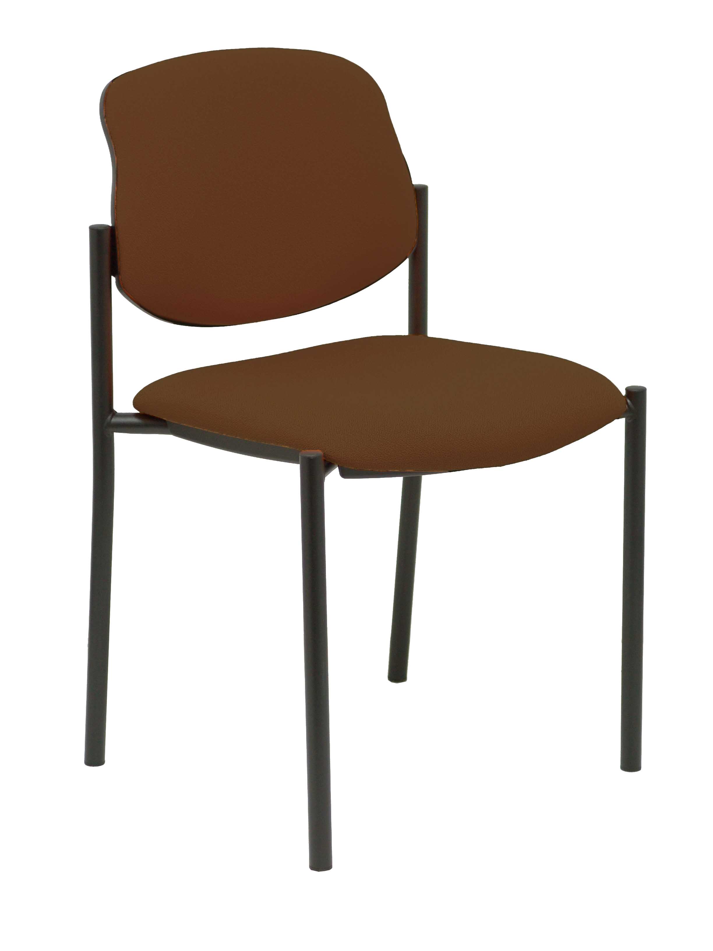 Piqueras Y Crespo Nowy Styl Silla fija Styl bali marron / negro
