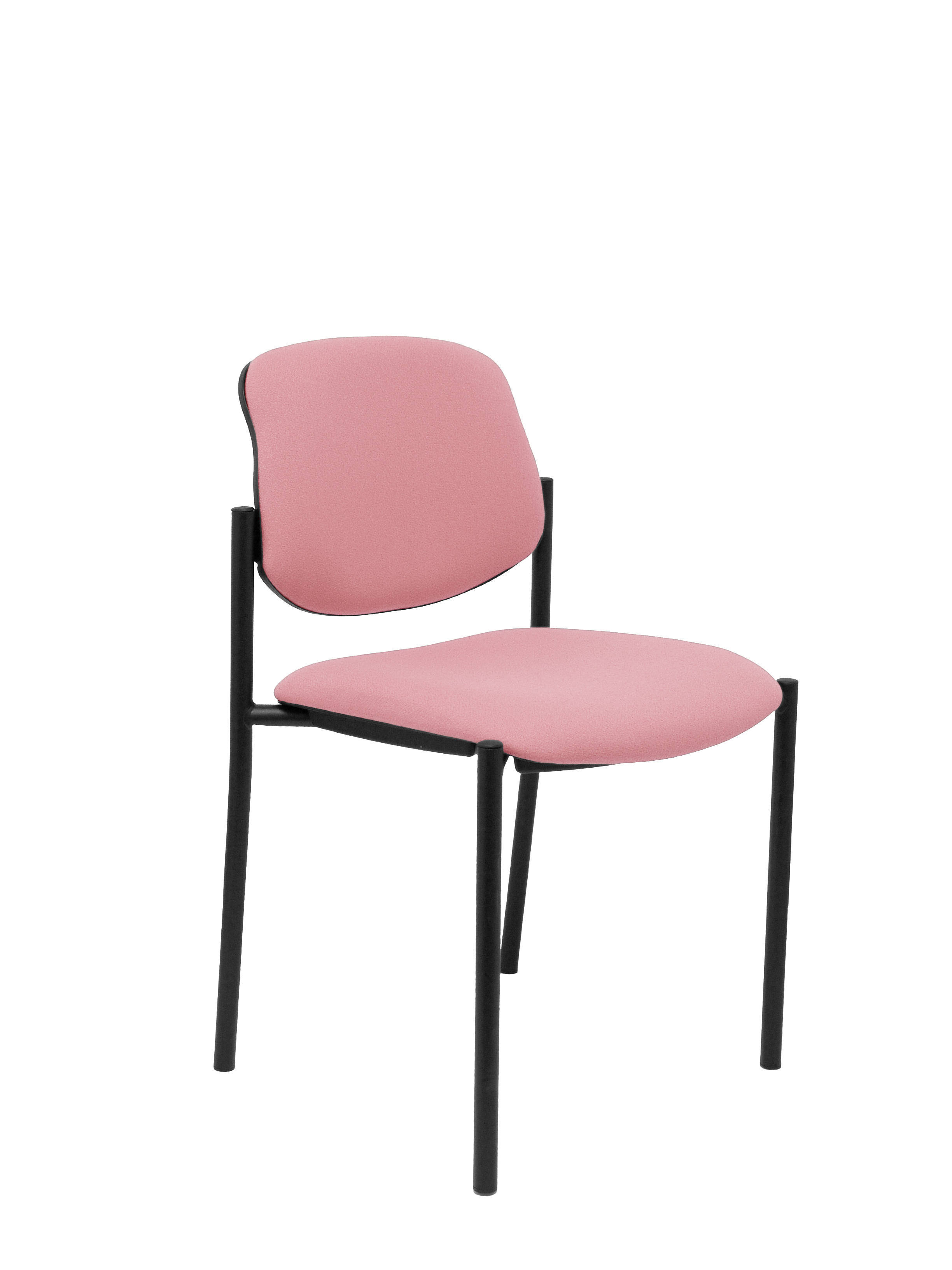 Piqueras Y Crespo Nowy Styl Silla fija Styl bali rosa / negro