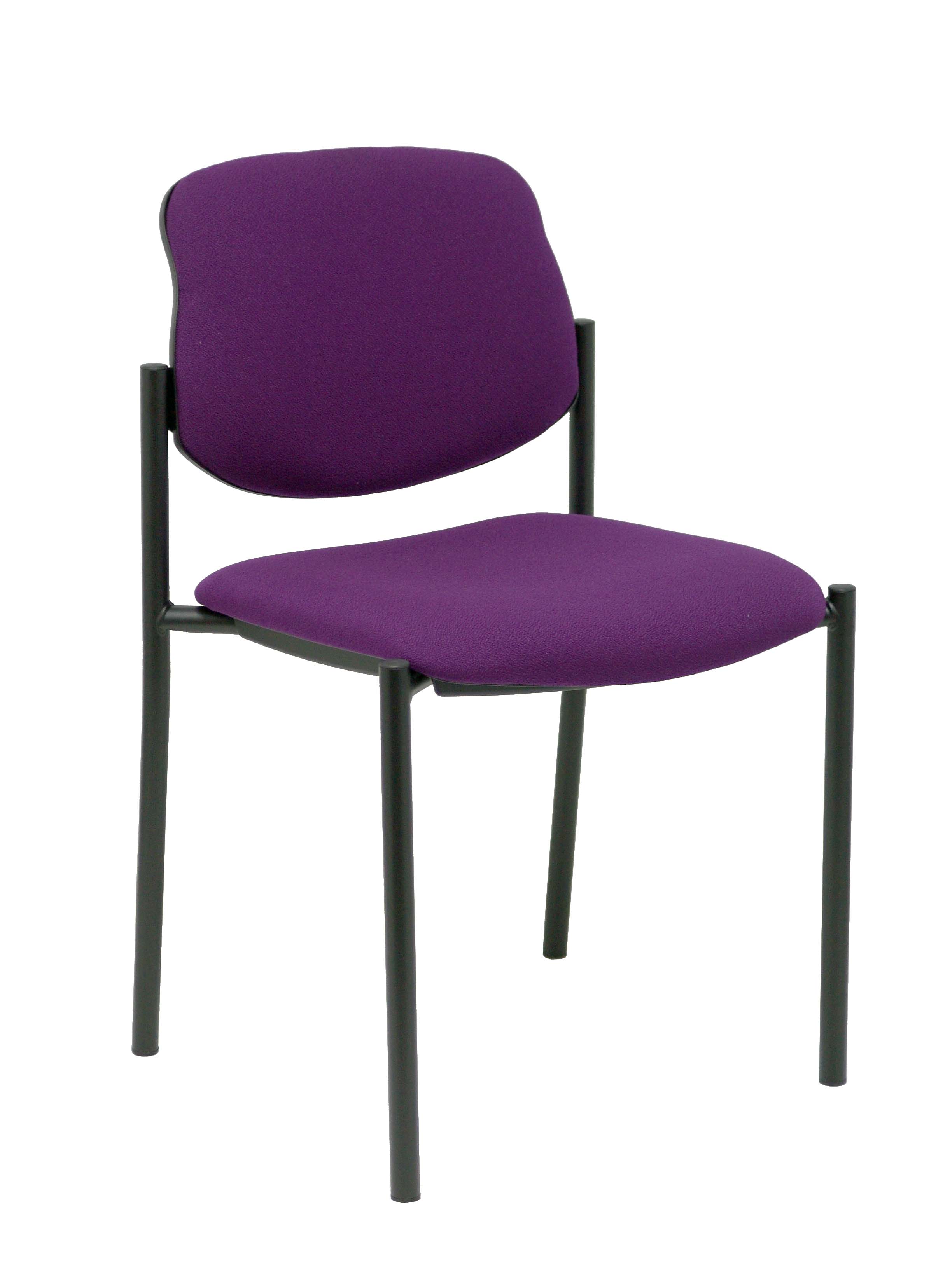 Piqueras Y Crespo Nowy Styl Silla fija Styl bali morado / negro