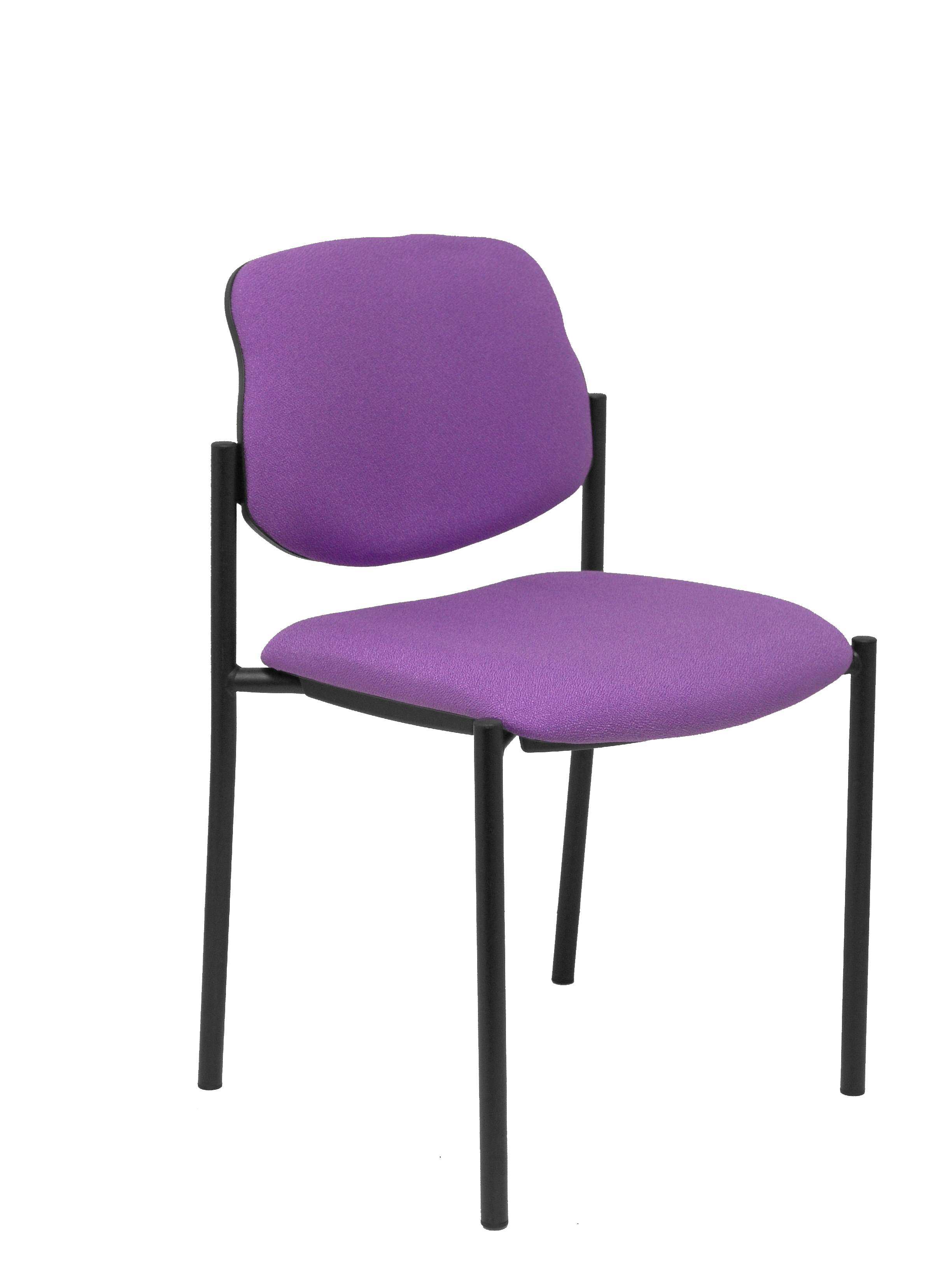 Piqueras Y Crespo Nowy Styl Silla fija Styl bali lila / negro