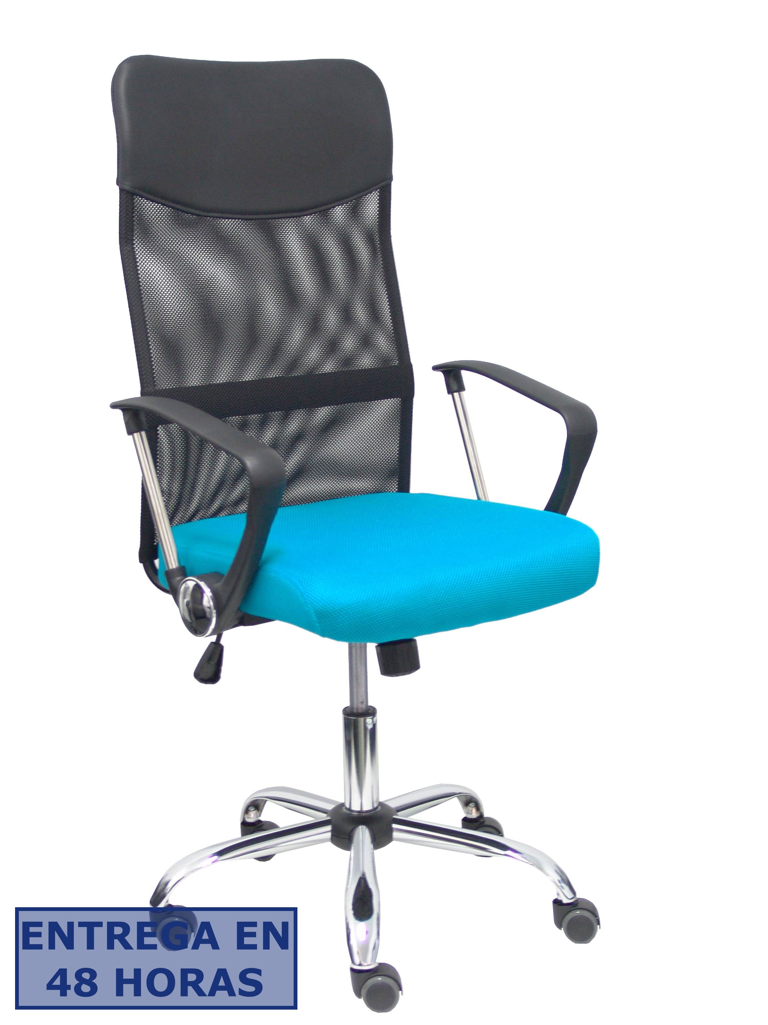 Piqueras Y Crespo Silla Gontar respaldo malla negro asiento turquesa ¡Ultimas unidades!!