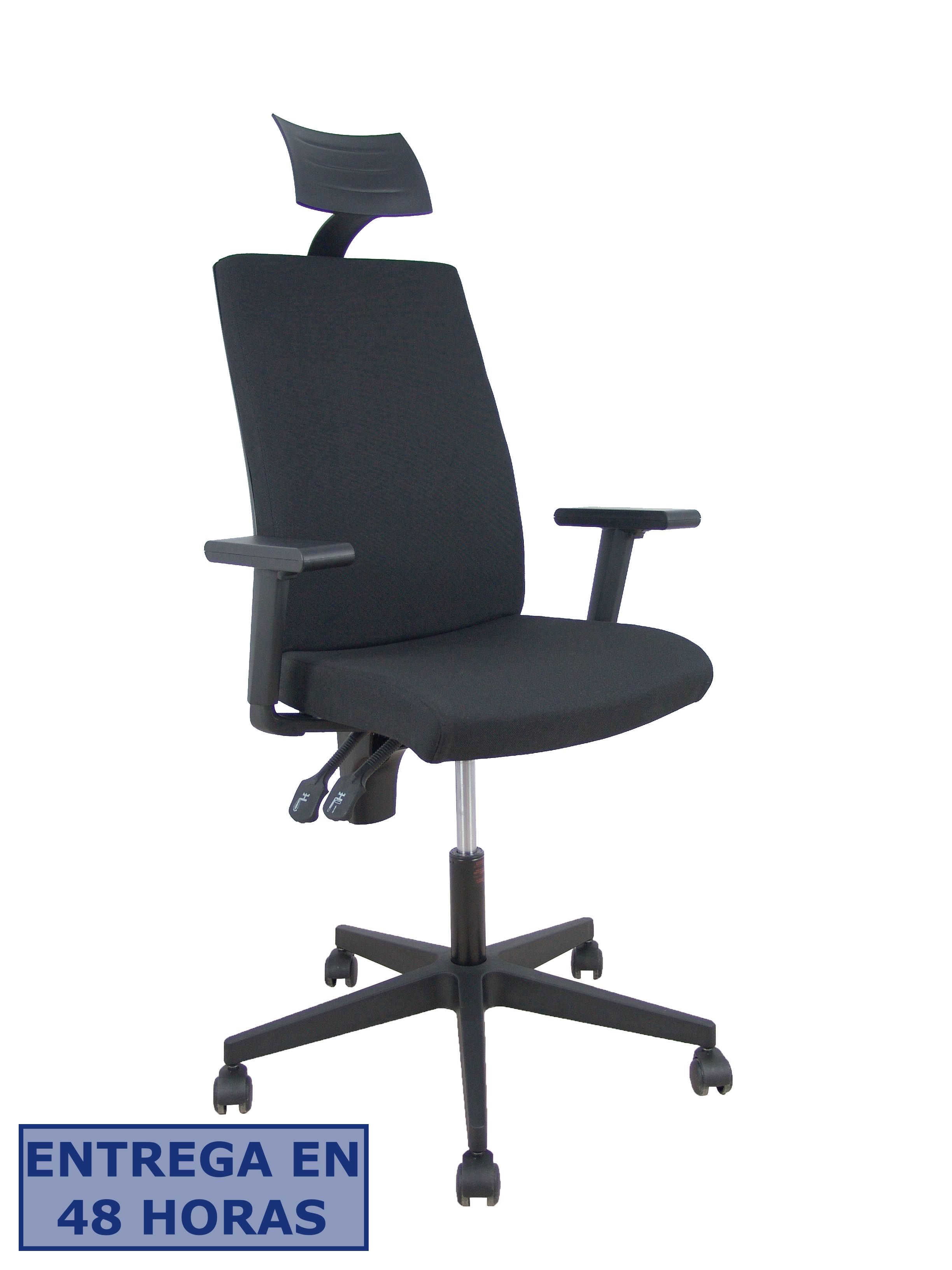 Piqueras Y Crespo Nowy Styl Silla I-Line aran negro con brazos regulables con cabecero