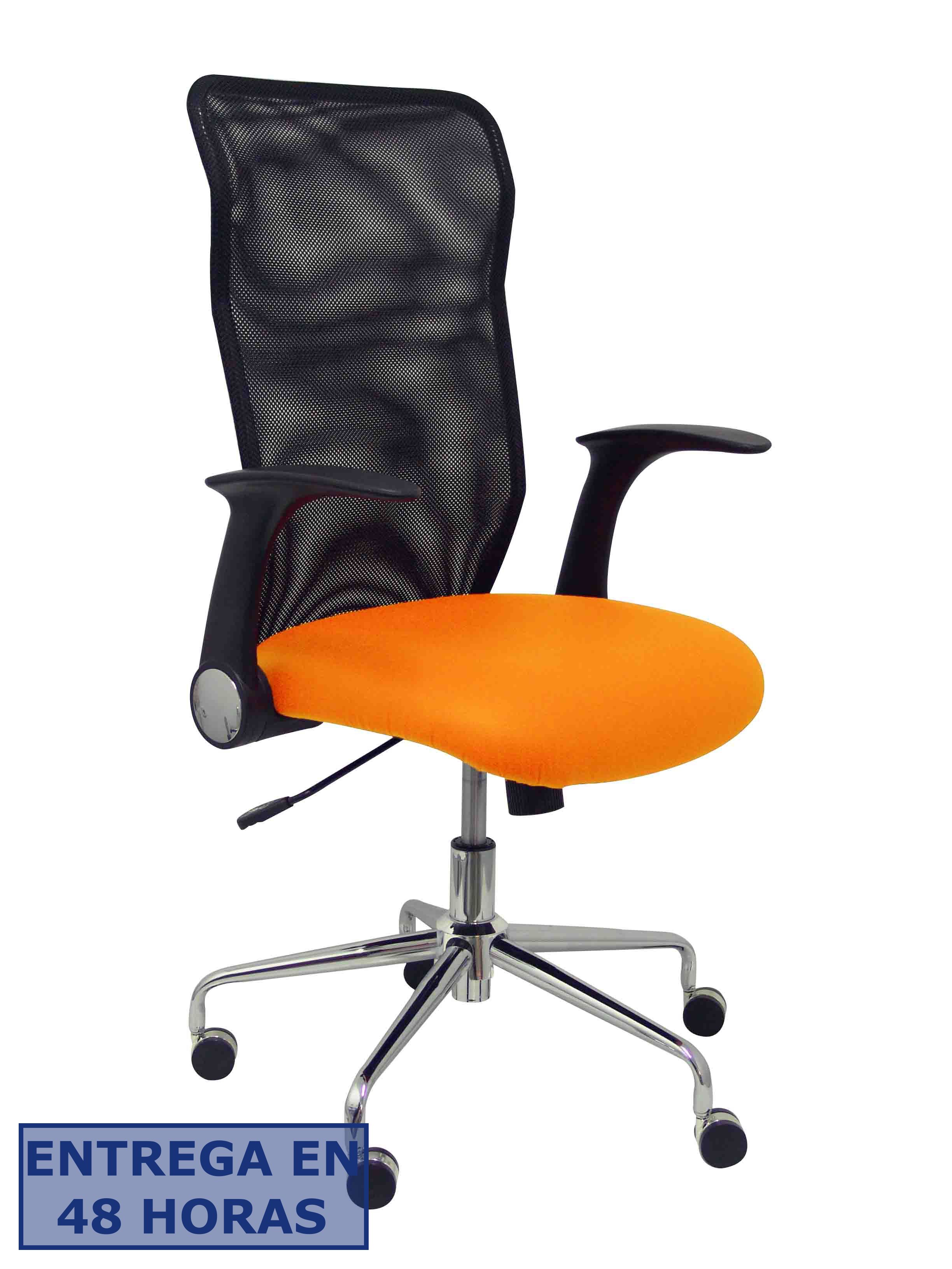 Piqueras Y Crespo Silla Minaya similpiel naranja