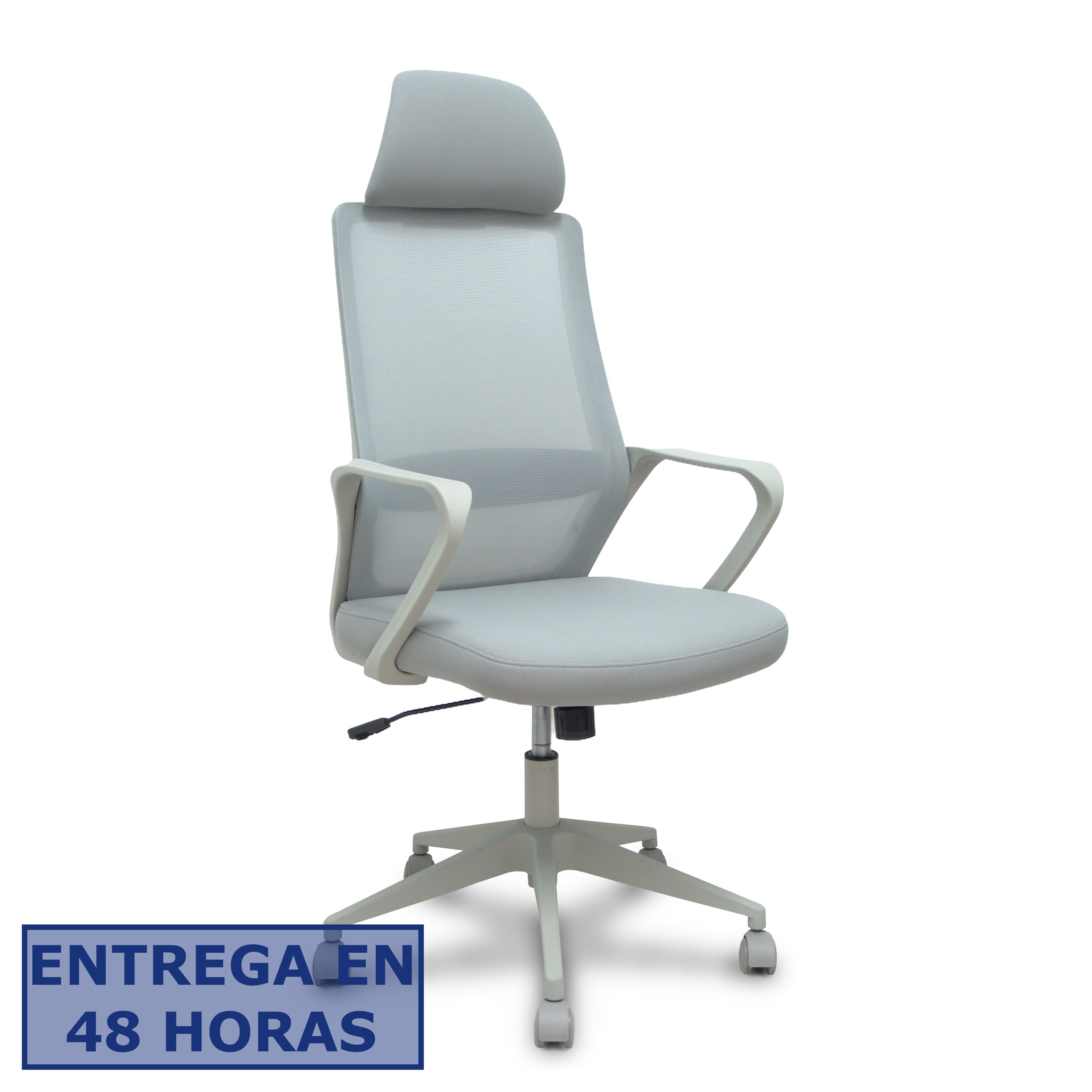 Piqueras Y Crespo Forol Silla Pro534 gris respaldo malla gris asiento tela gris base piramidal gris…