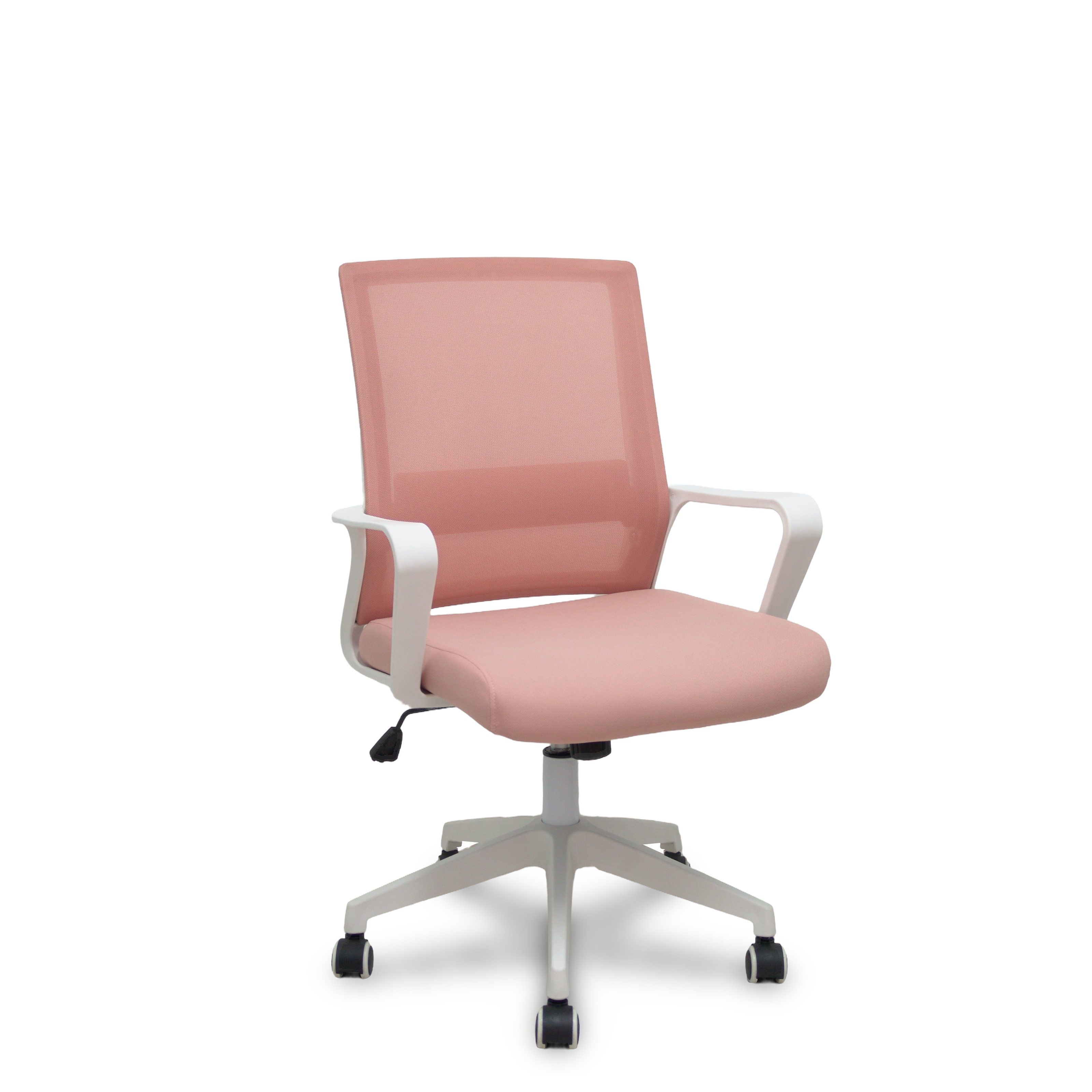 Piqueras Y Crespo Forol Silla Ergo535 blanca basculante respaldo malla rosa