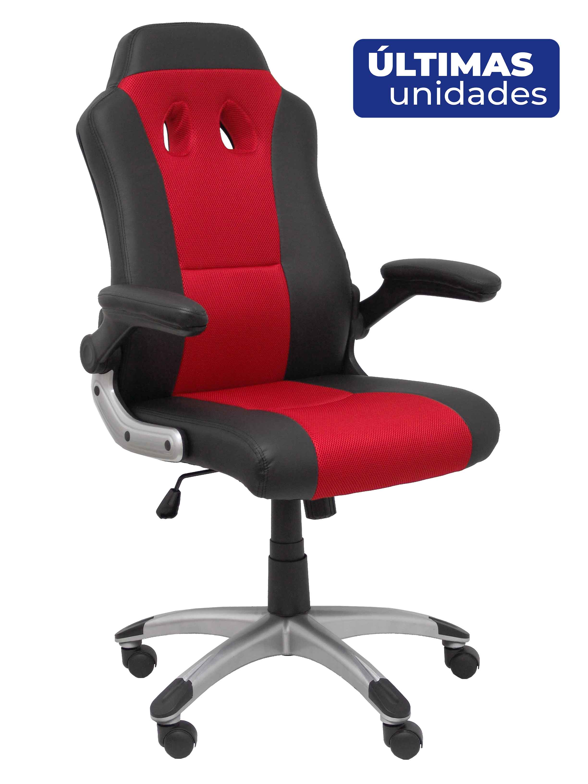 Piqueras Y Crespo Silla gaming Talave similpiel negro / rojo