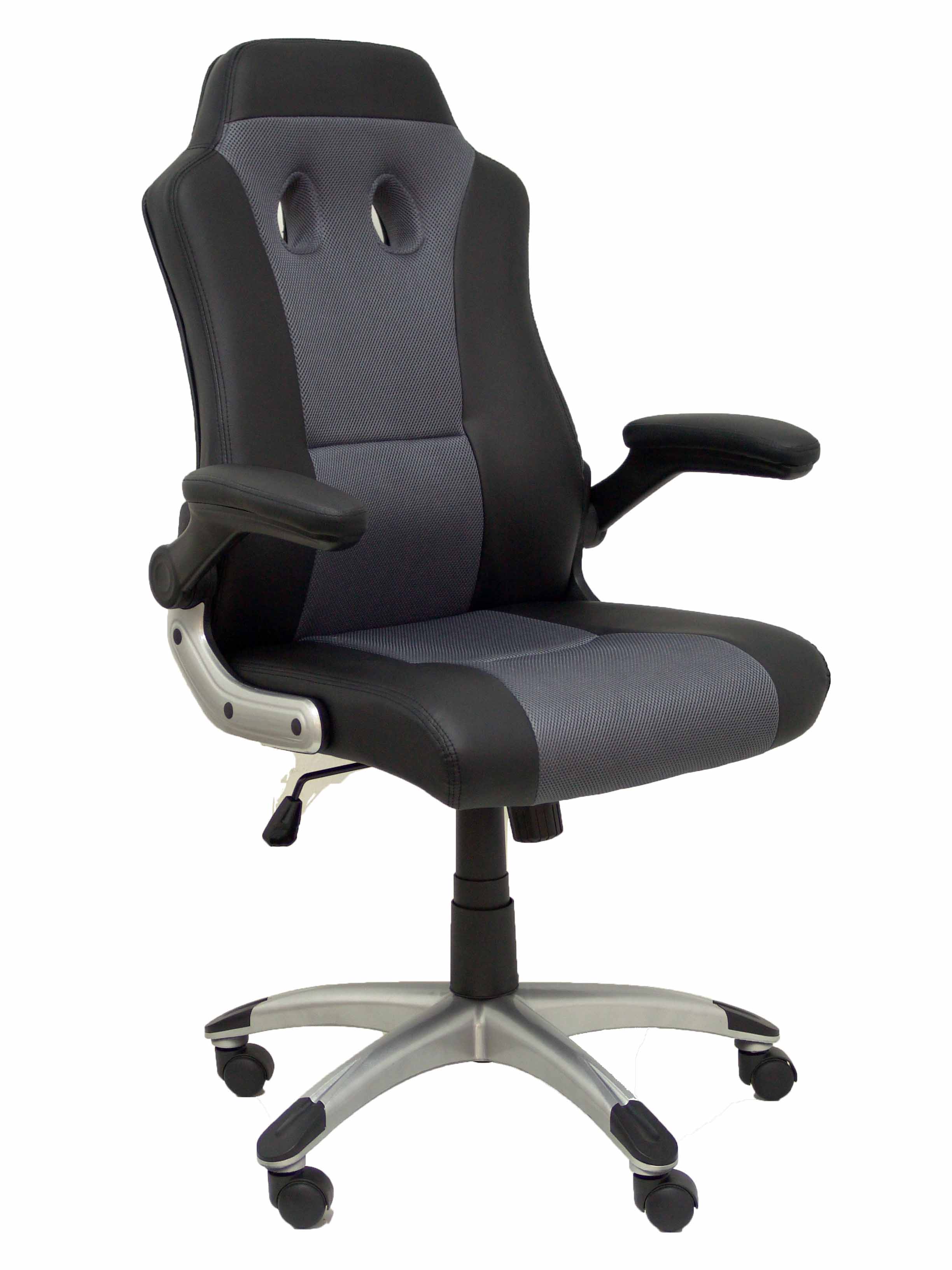 Piqueras Y Crespo Forol Silla gaming Talave similpiel negro / gris