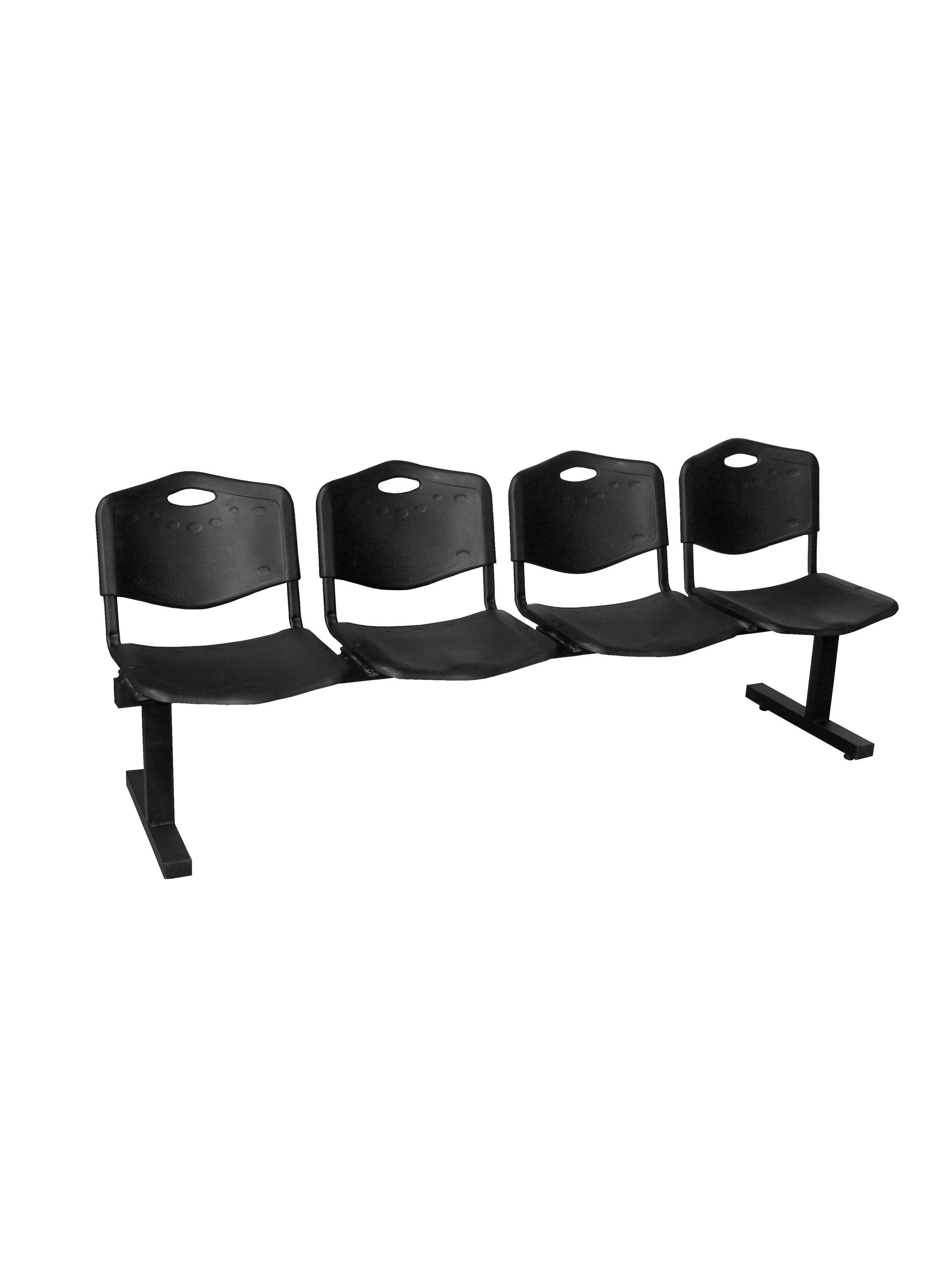 Piqueras Y Crespo Nowy Styl Bancada Iso plastic 4 plazas Pvc color negro