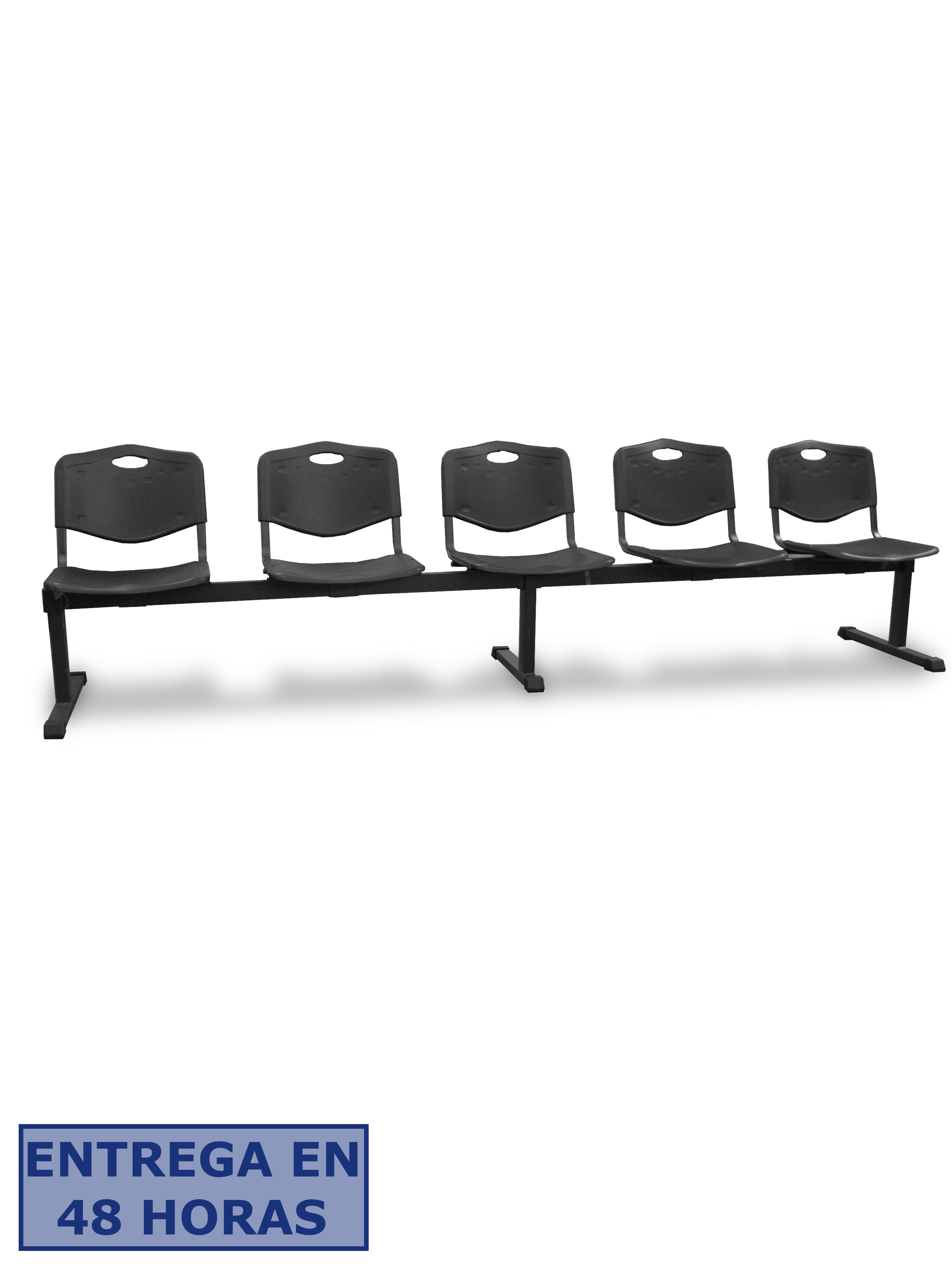 Piqueras Y Crespo Nowy Styl Bancada Iso plastic 5 plazas Pvc color negro