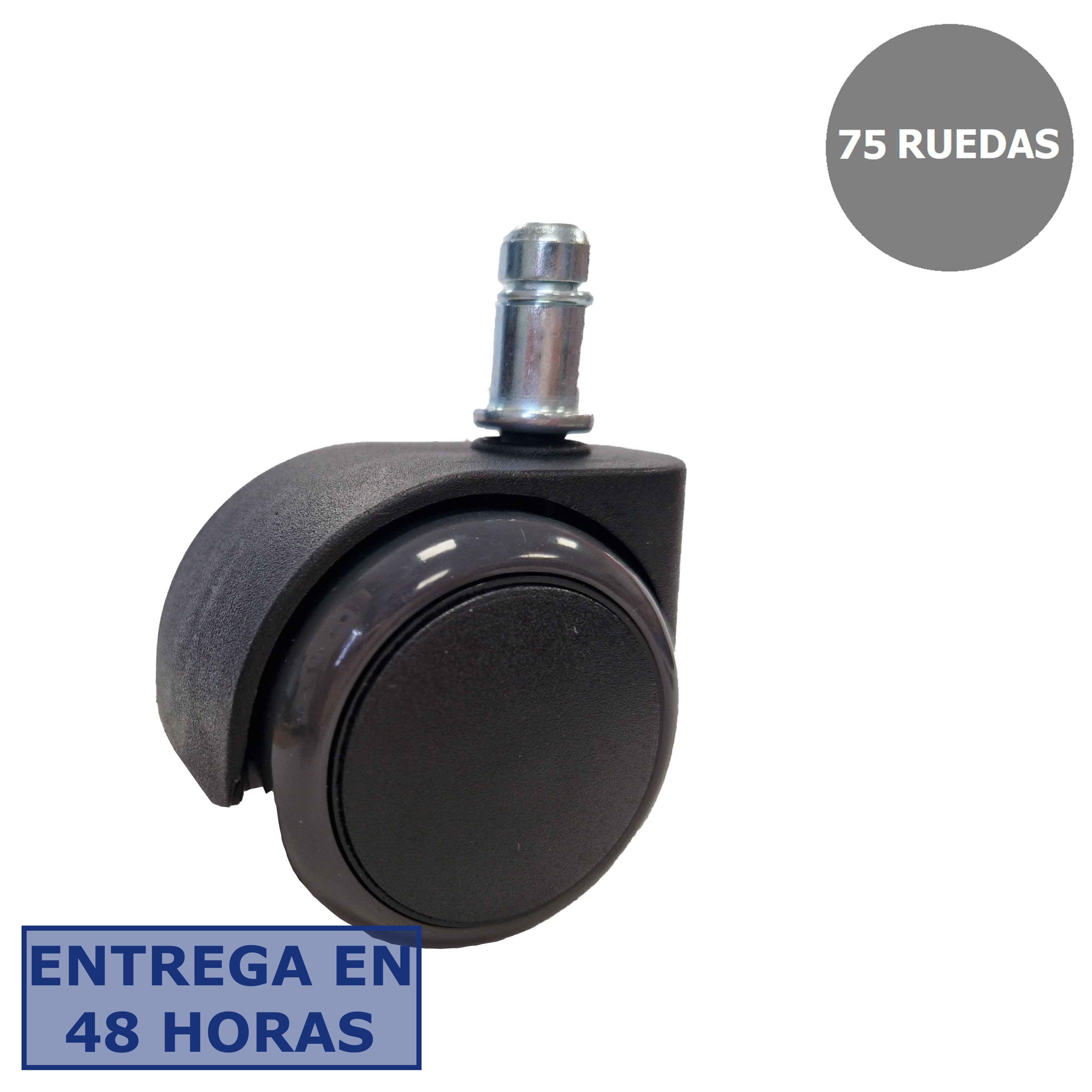 Piqueras Y Crespo Kit de 75 ruedas engomadas de 50 mm perno 11 mm