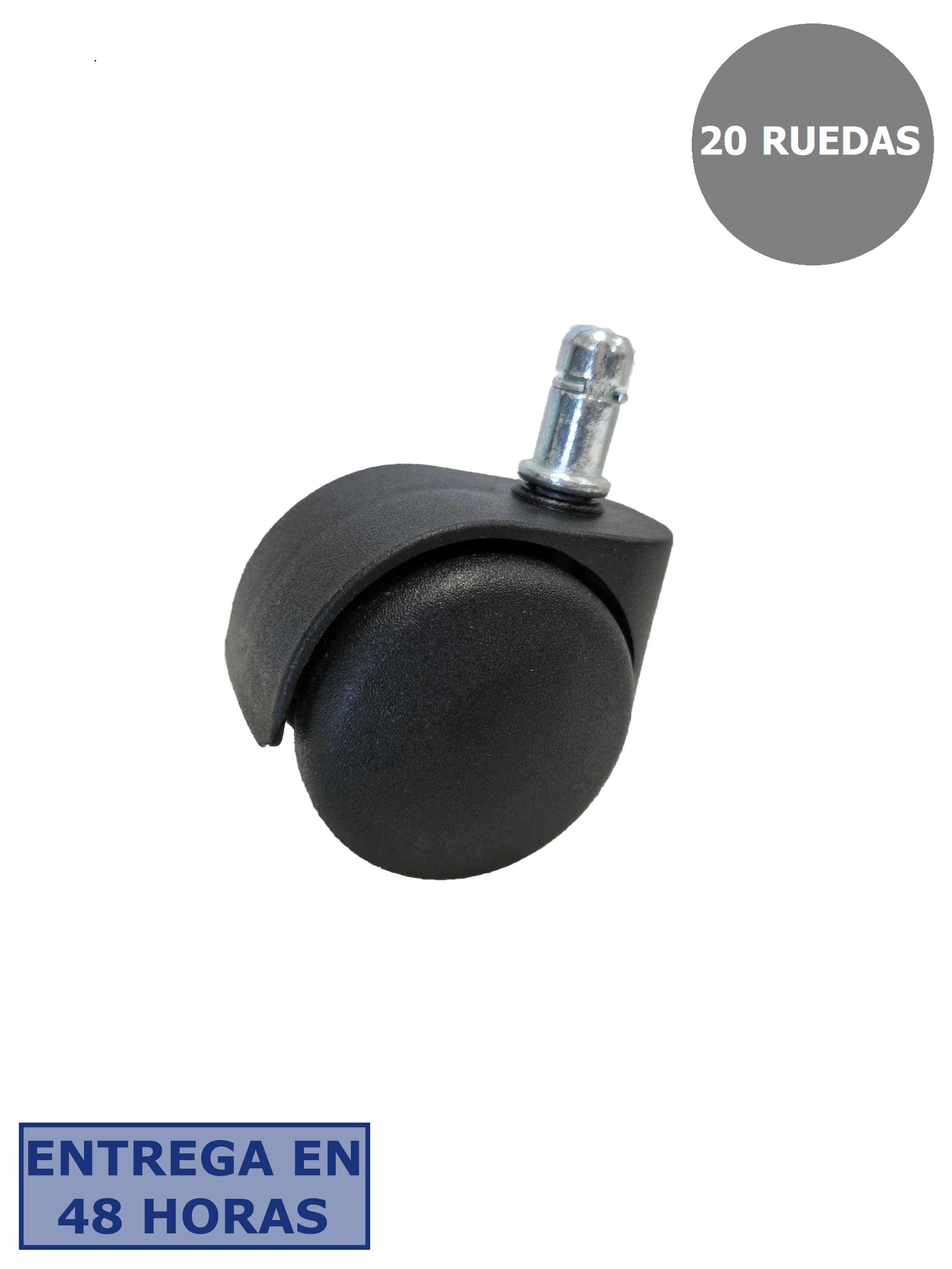 Piqueras Y Crespo Kit de 20 ruedas de nailon de 50 mm perno 11 mm