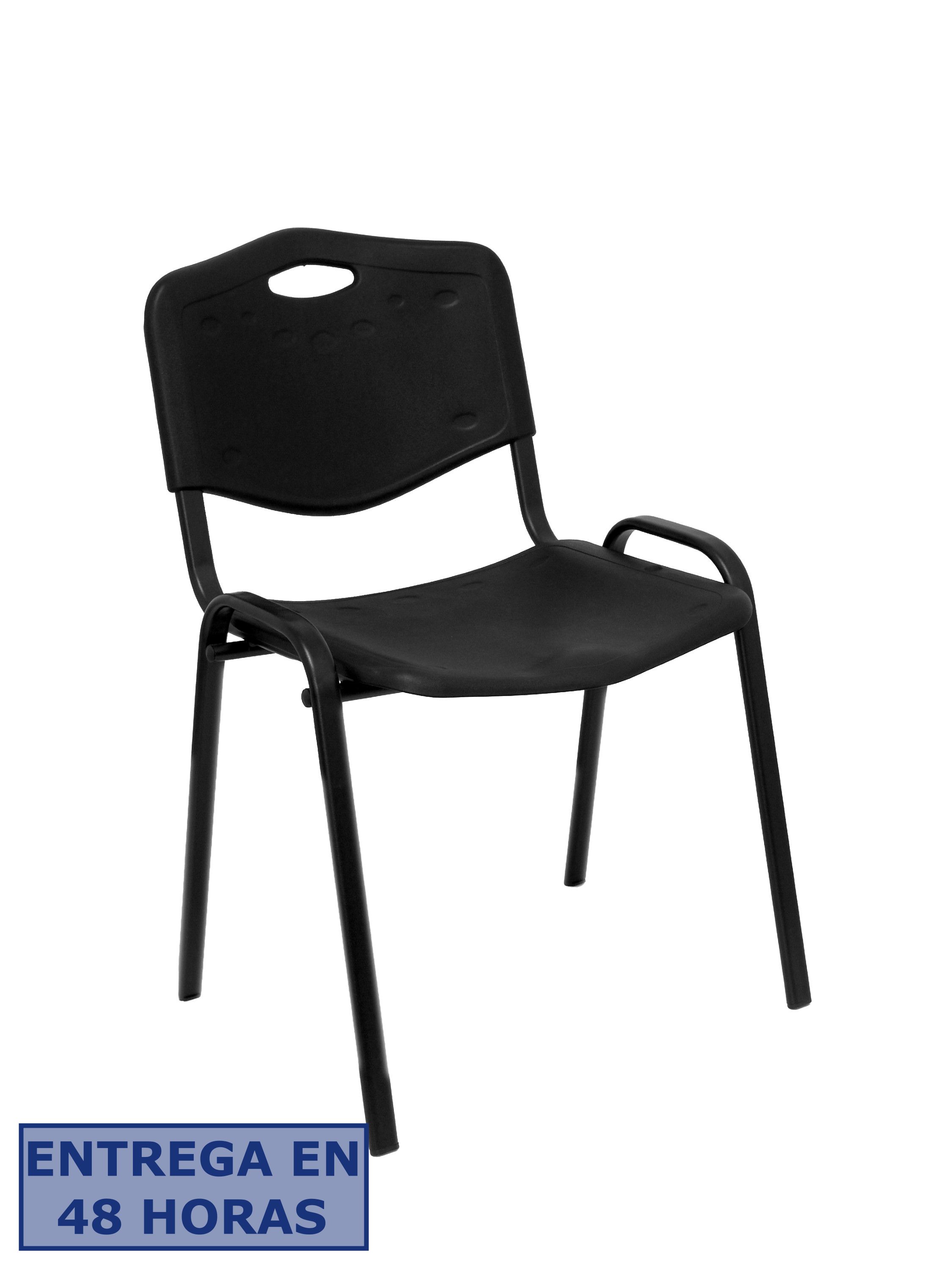 Piqueras Y Crespo Nowy Styl Pack 2 sillas Iso plastic Pvc negro