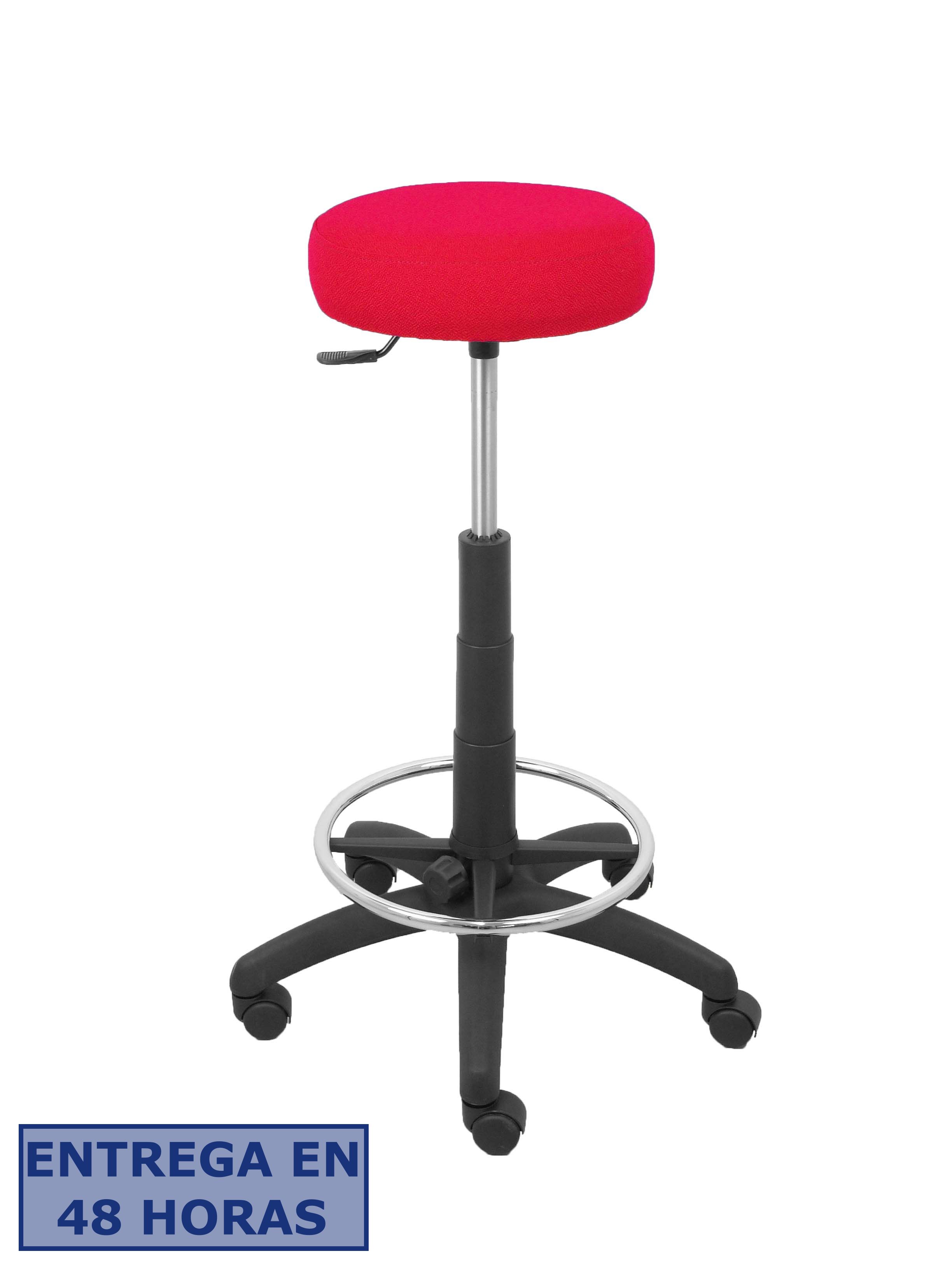 Piqueras Y Crespo Taburete Tolosa bali rojo