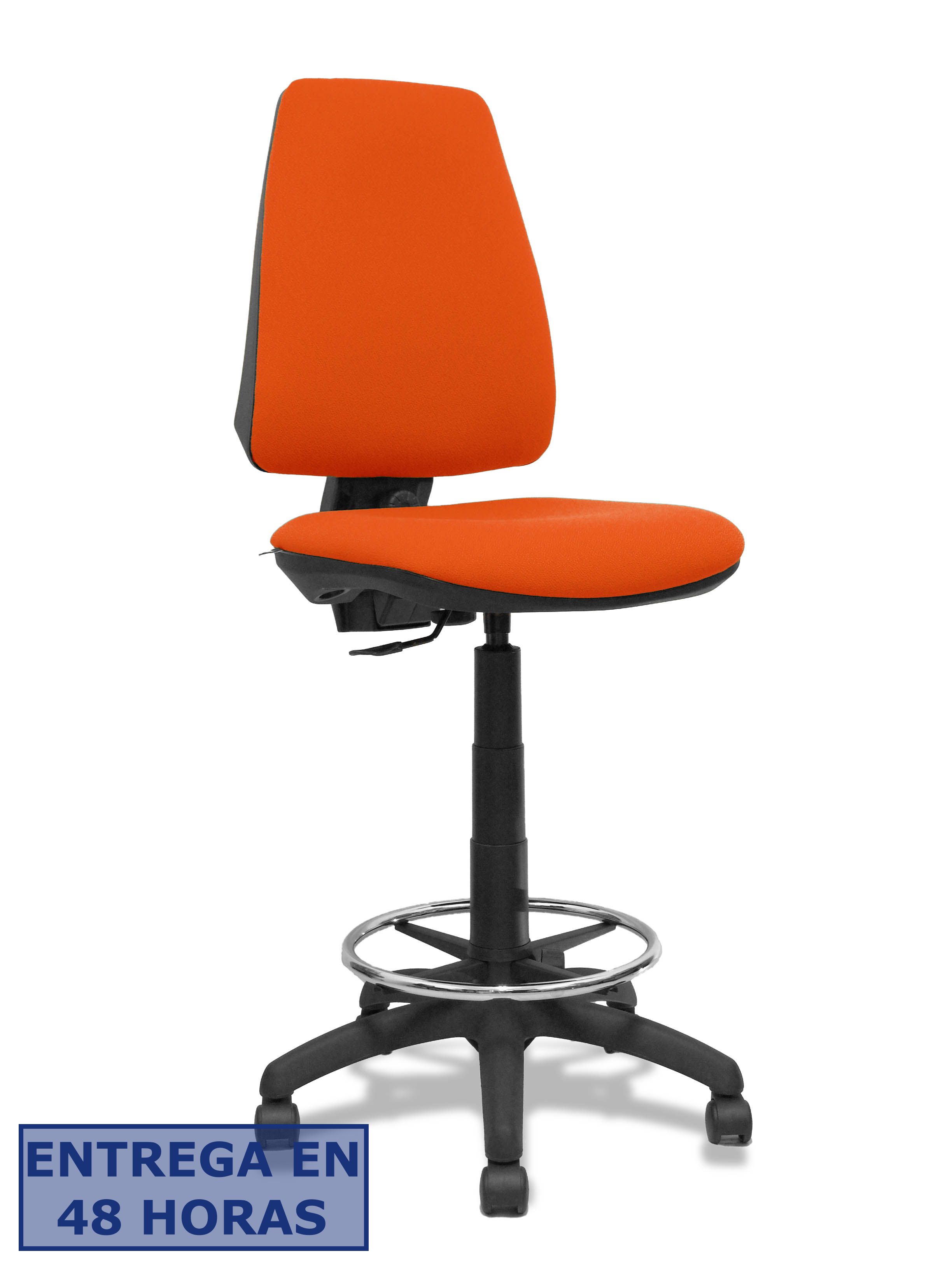 Piqueras Y Crespo Taburete Elche Cp bali naranja oscuro