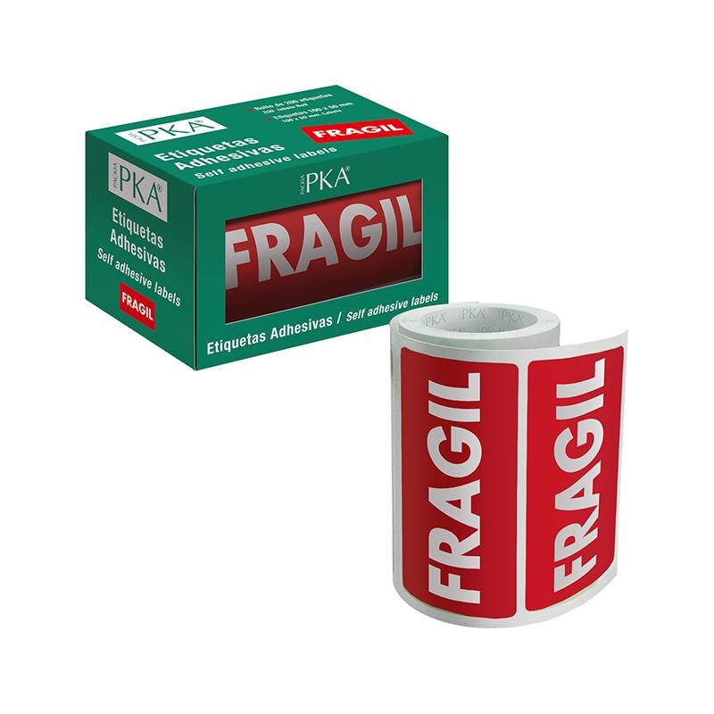 Pka R.200 etiquetas especiales envio Pka fragil