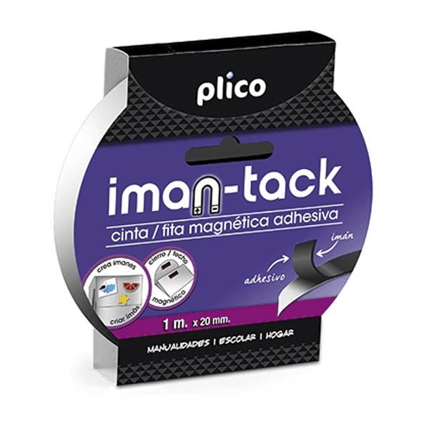 Plico Cinta adhesiva magnetica Iman Tack 20mmx1m