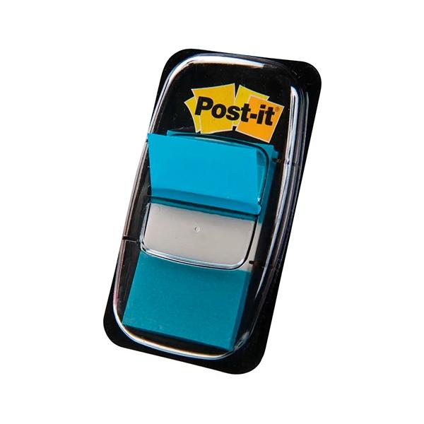 Post-It Banderitas index 680-2 25, 4x43, 1mm azul brillante