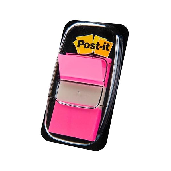 Post-It Banderitas index 680-2 25, 4x43, 1mm rosa brillante