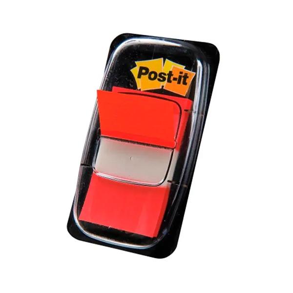 Post-It Banderitas index 680-1 25, 4x43, 1mm rojo