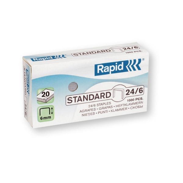 Rapid C.1000 grapas galvanizadas 24/6mm