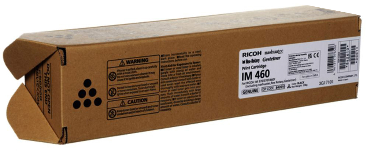Ricoh Toner Negro Im 460 / Im 370 / Im 370F Corta Duracion