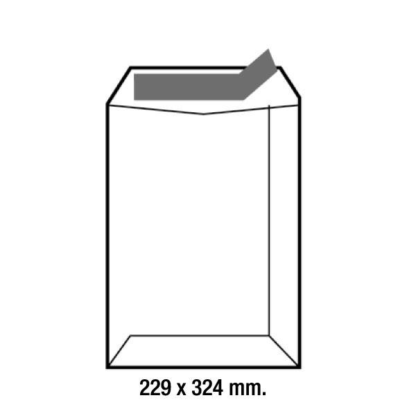 Sam C.250 bolsas 229x324mm kraft verjurado