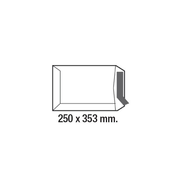Sam C.250 bolsas 250x353mm kraft verjurado