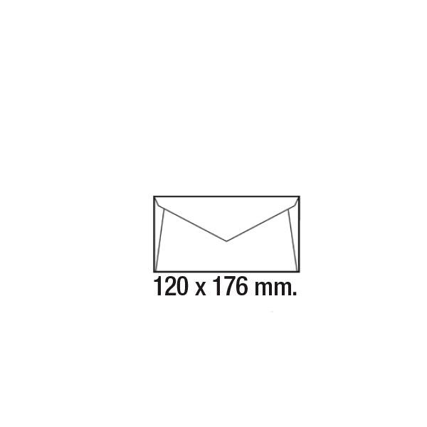 Sam C.500 sobres comercial 120x176mm caña