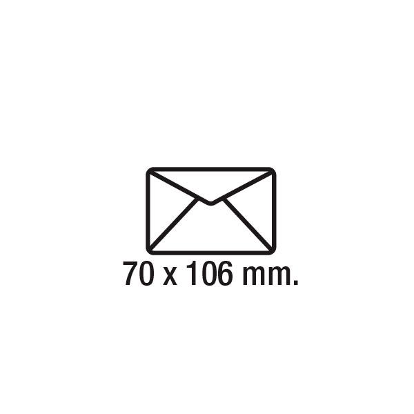 Sam C.100 sobres tarjeta visita 70x106mm