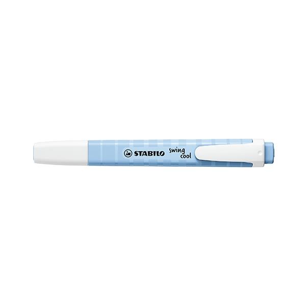 Stabilo Marcador fluorescente Swing Cool Pastel azul ventoso