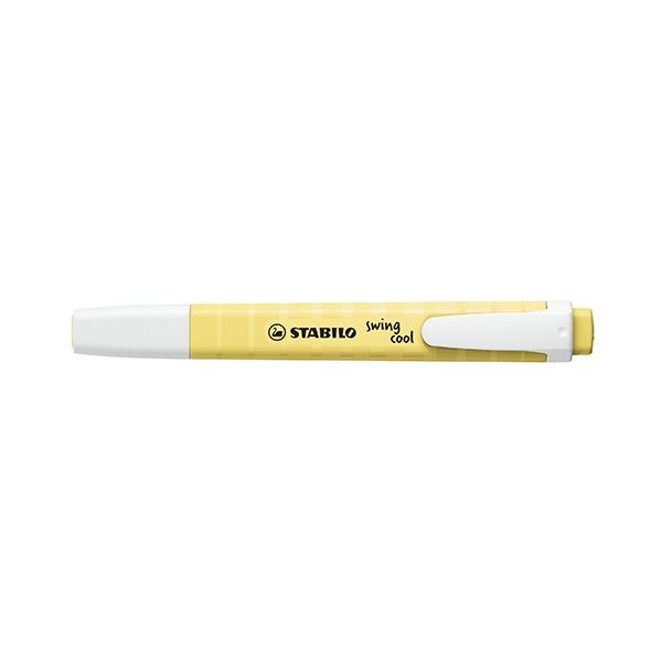 Stabilo Marcador fluorescente Swing Cool Pastel amarillo cremoso
