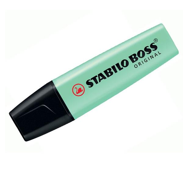 Stabilo Marcador fluorescente Boss pastel trazo 5mm pizca de menta