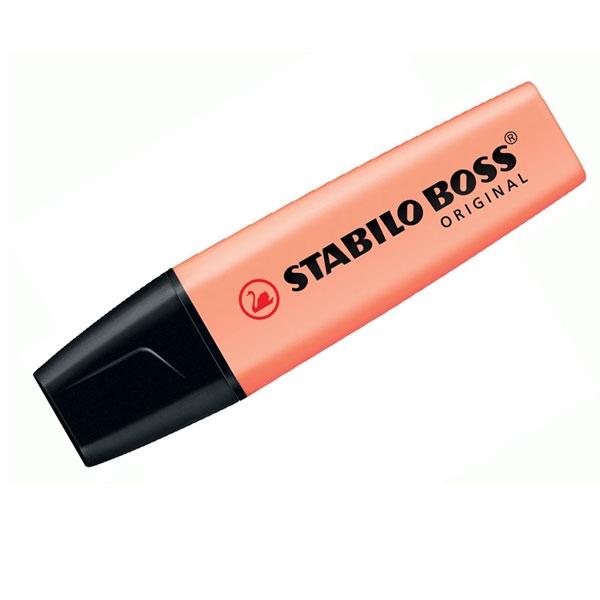 Stabilo Marcador fluorescente Boss pastel trazo 5mm melocoton sedoso