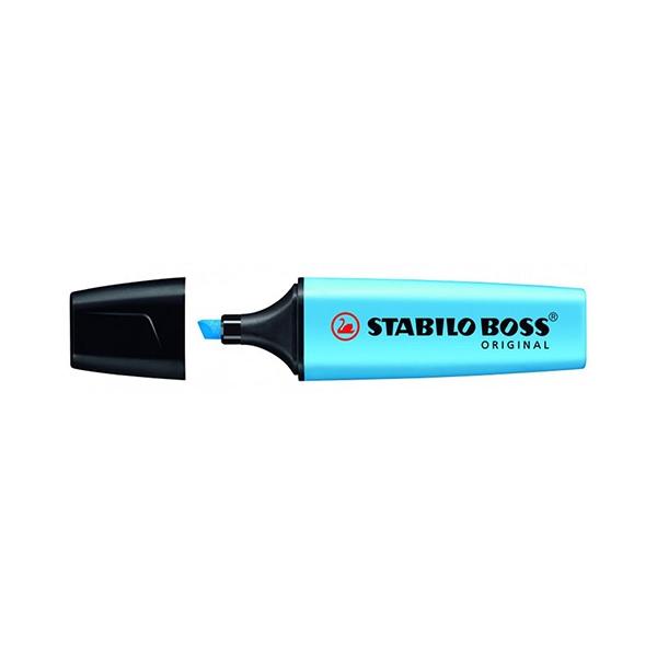 Stabilo Marcador fluorescente Boss trazo 5mm azul