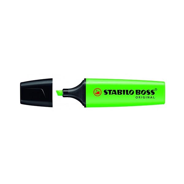 Stabilo Marcador fluorescente Boss trazo 5mm verde