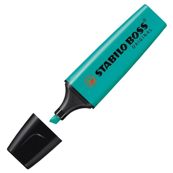 Stabilo Marcador fluorescente Boss trazo 5mm turquesa