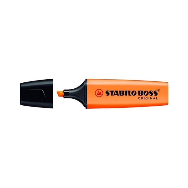 Stabilo Marcador fluorescente Boss trazo 5mm naranja