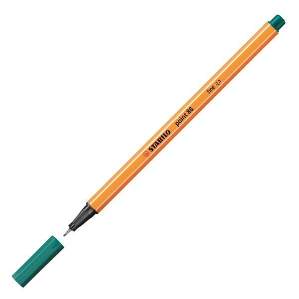 Stabilo Rotulador Point 88 punta fieltro fina trazo 0, 4mm turquesa