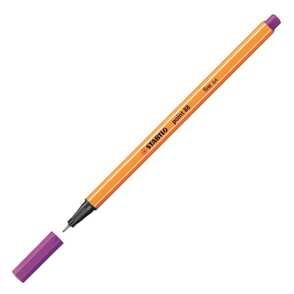 Stabilo Rotulador Point 88 punta fieltro fina trazo 0, 4mm granza lila