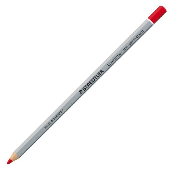 Staedtler Lapiz Lumocolor non-permanent soluble al agua rojo