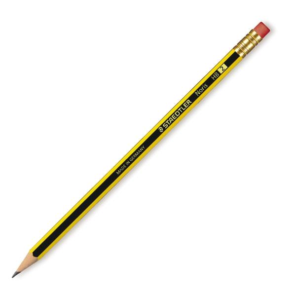 Staedtler Lapiz grafito Noris con goma hexagonal Hb n.2