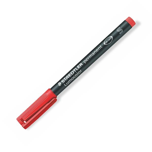 Staedtler Rotulador permanente Lumocolor trazo 0, 4mm rojo