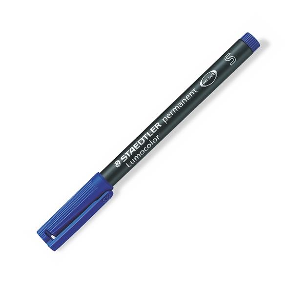 Staedtler Rotulador permanente Lumocolor trazo 0, 4mm azul