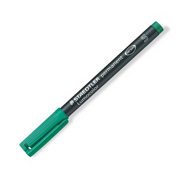 Staedtler Rotulador permanente Lumocolor trazo 0, 4mm verde
