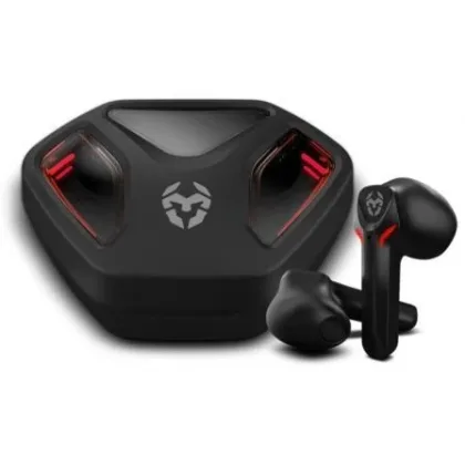 Auriculares Krom Kall con estuche de carga/ Autonomía 4h/ Negros – Bluetooth