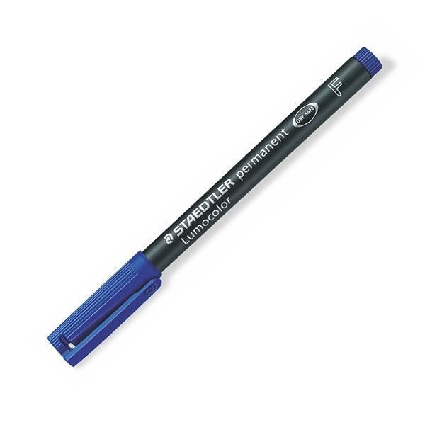 Staedtler Rotulador permanente Lumocolor trazo 0, 6mm azul
